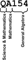 Diagram showing the same LCC number with under-brackets indicating the hierarchical levels.